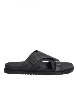 SANDALIA HOMBRE PIEL, FORRO PIEL, PLANTA DE EVA