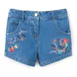 Pantalón corto vaquero infantil La Sirenita