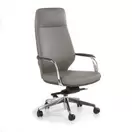 Sillón de oficina ejecutivo , respaldo alto bicolor