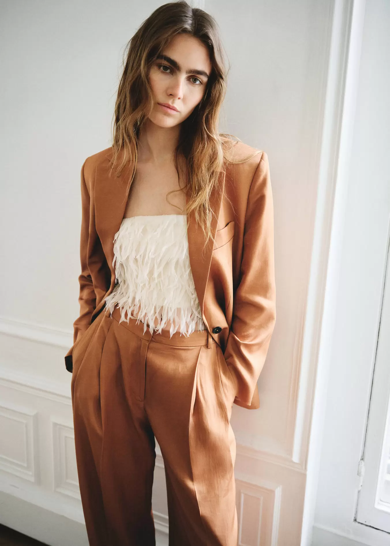 Blazer traje recta