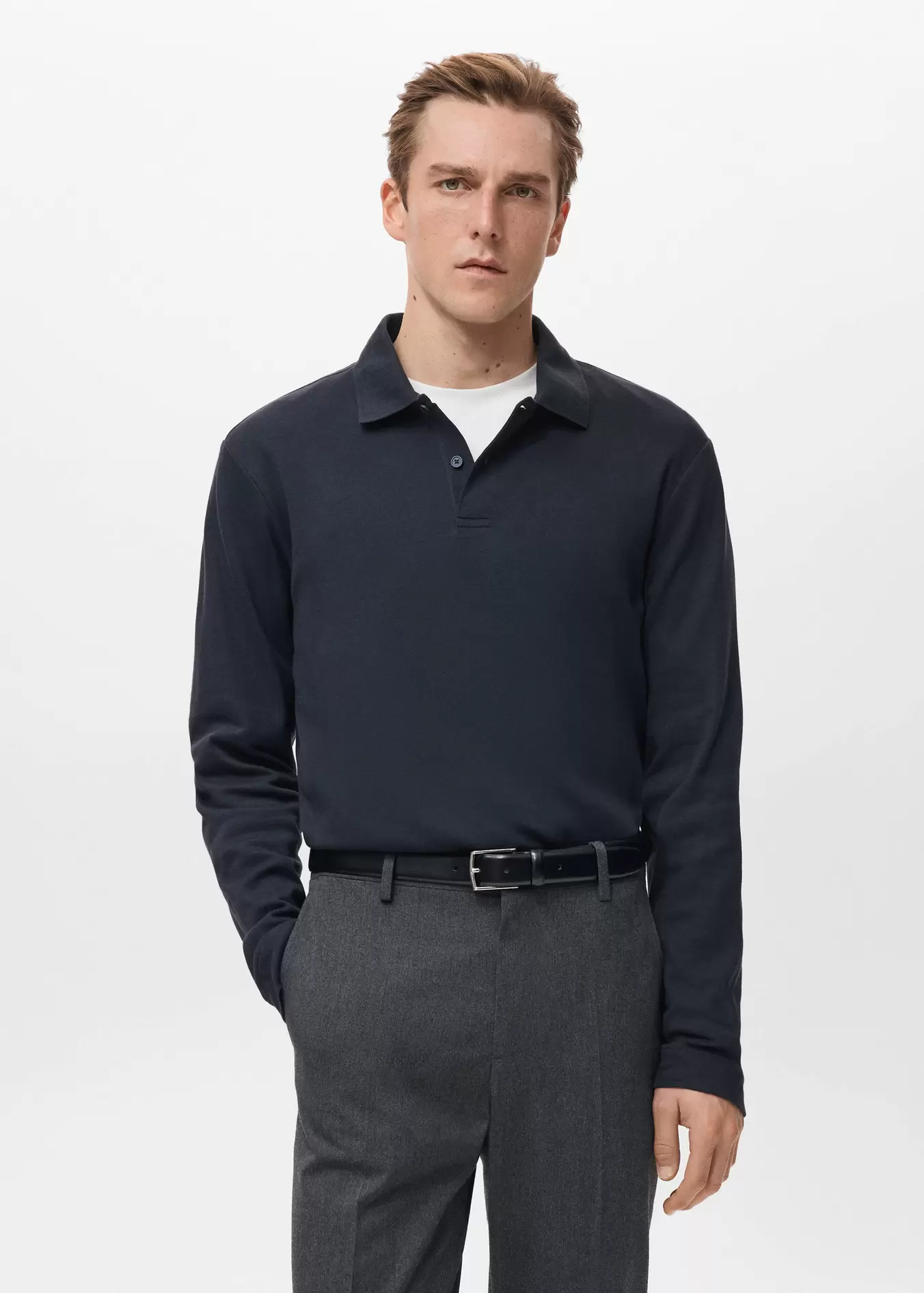 Jersey polo punto regular fit