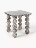 Mesa auxiliar de mármol Lyndi