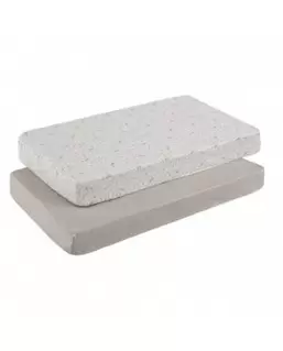 Bajera Cuna 60 Pack 2 Uds. 60x120x17 Cm Abete 54549 Beig