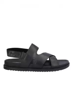 SANDALIA HOMBRE PIEL, CIERRE VELCRO, PLANTA EVA