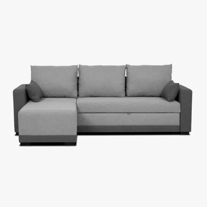 Sofá cama con chaise longue reversible dos colores CLOONEY