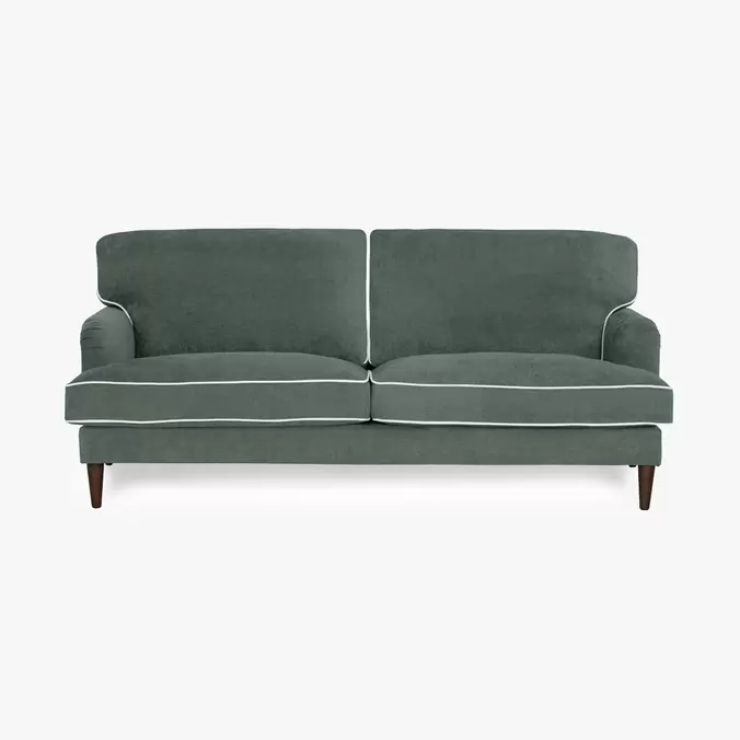 Sofá 3L Verde Bg 200x94x86Spencer