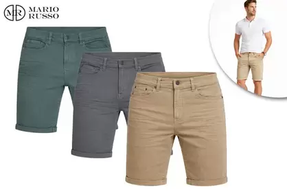Cómodos pantalones cortos para hombre con ligera elasticidad