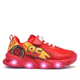 Zapatillas Deporte Cerda Cars Rojas Con Luces