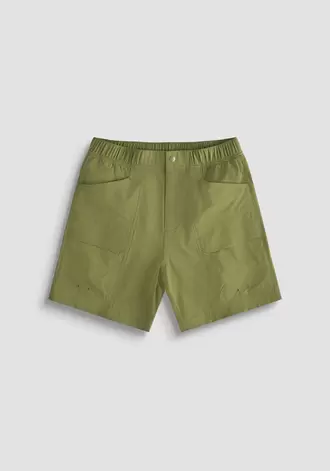 BAÑADOR RELAXED FIT CON BOLSILLO Y PARCHE CON LOGOTIPO