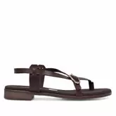 Sandalias Planas Redlove Yuki Marrones Con...