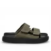 Sandalias Veja Etna Suede Kaki Black Hombre