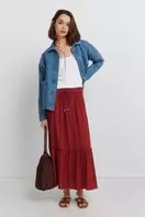 Falda midi estructura