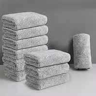 10 Pieces Kitchen Dish Cloths, Absorbent Microfiber Cleaning Cloths Quick Dry for Bathroom and Kitchen