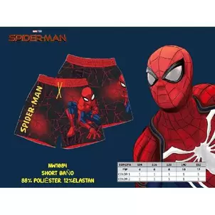 BAÑADOR TELA SPIDERMAN T4-12 AÑOS SURT