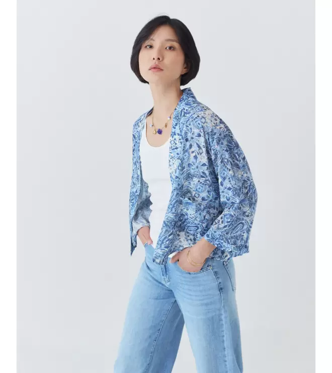 KIMONO CROPPED ESTAMPADO