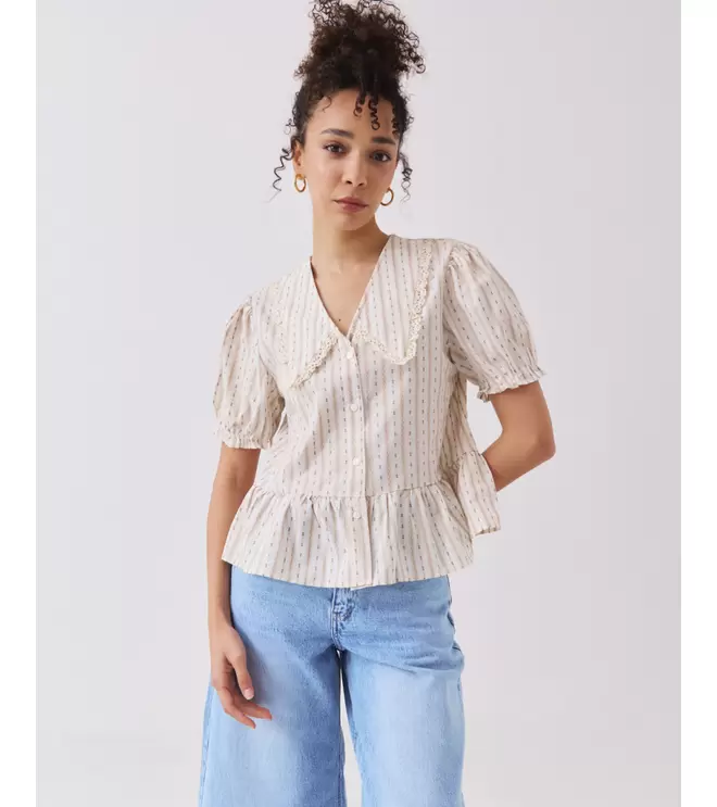 CAMISA CUELLO BOBO VOLANTES