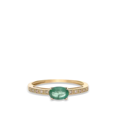 Anillo diamante natural 0.08 ct. oro 18 quilates RAINFOREST