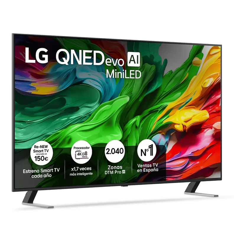 TV QNED evo MiniLED AI 164cm (65") LG 65QNED85A6C, 4K Smart TV