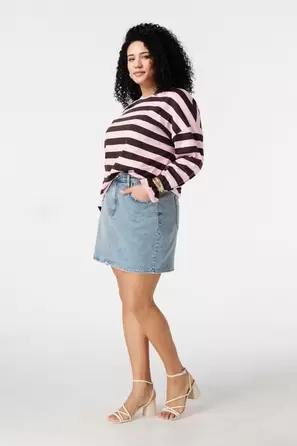 Mini falda vaquera