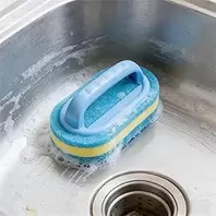 1 x Magic Sponge Easy to Clean Ceramic Tiles for Kitchen and Bathroom, Glass, Walls, Toilet, Essential Household Cleaning Tool