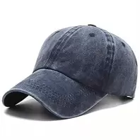 1 gorra clásica unisex ajustable en color sólido