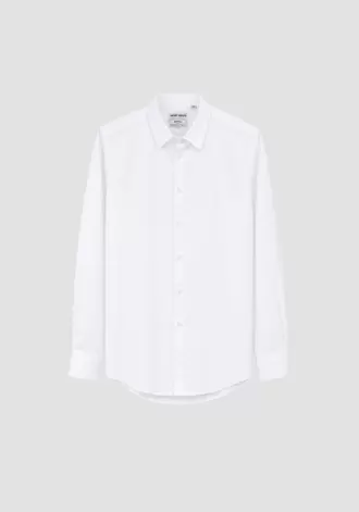 CAMISA SLIM FIT «NAPOLI» DE MEZCLA DE ALGODÓN