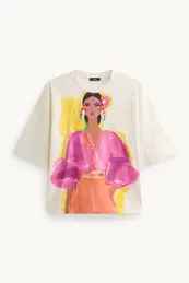 Camiseta - regular fit - brillos
