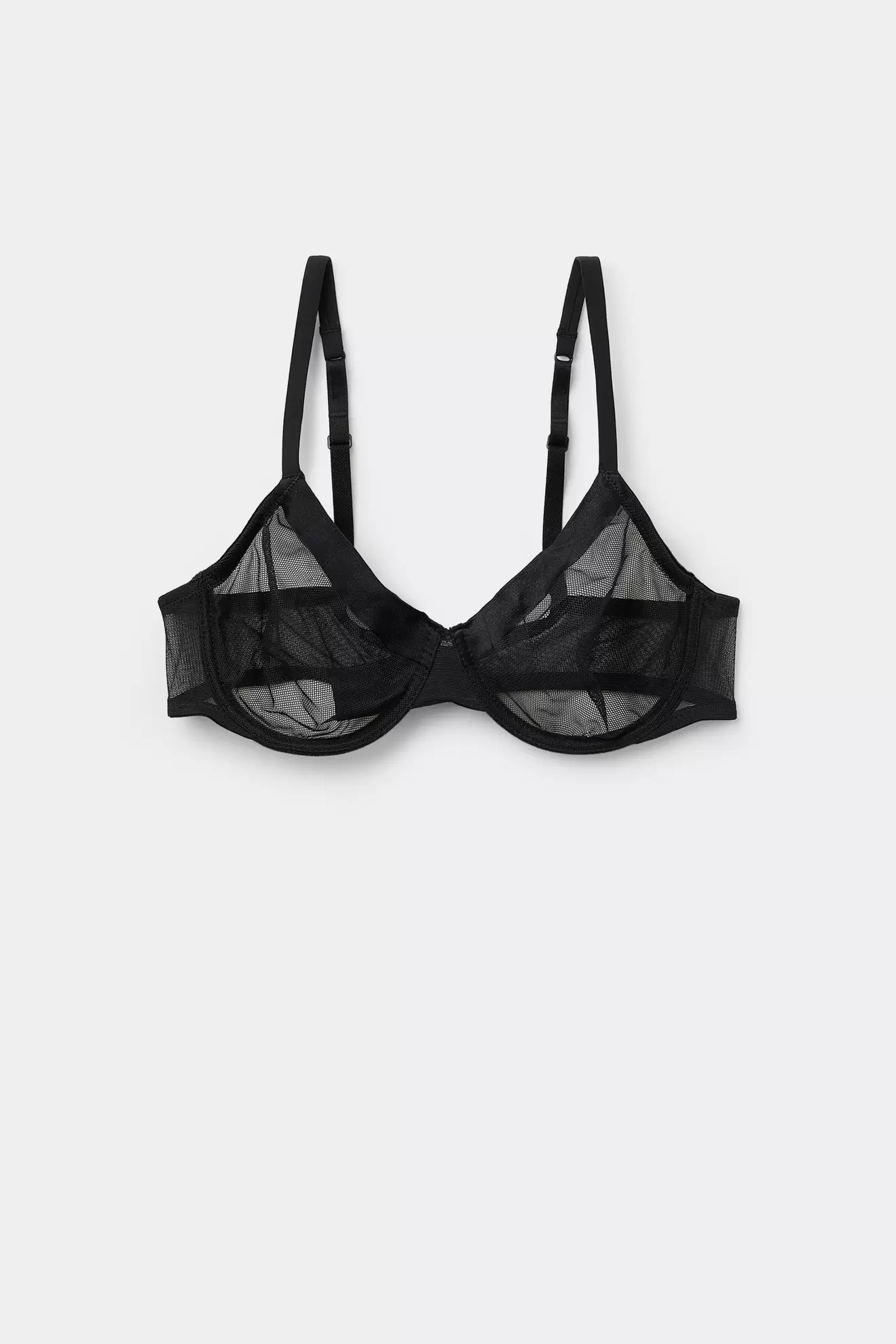 Sujetador balconette de tul Paris Essential