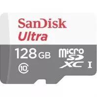MEMORIA MicroSD XC SANDISK 128GB CL10 LECTURA: 80MB/s ESCRITURA: 80MB/s
