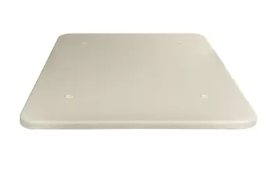Base Tapizada Beige sin Patas 4D Hogarium