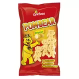 Grefusa Pom-Bear Snack de patata 80g sin aceite de palma, crujiente, sin conservantes (Caducidad: 17-05-2026)
