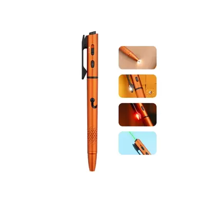 O'Pen 3 Bolígrafo Multifuncional con Luz de 120 Lúmenes y Láser Verde(Clase 1)
