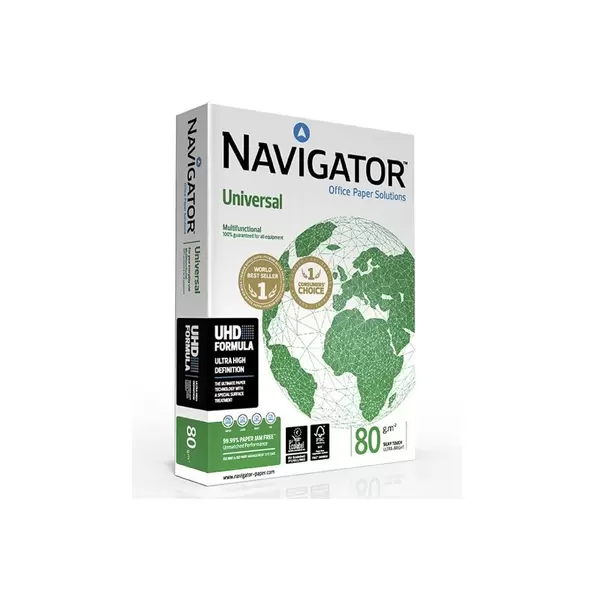 PAPEL NAVIGATOR UNIVERSAL A-4 80GR 500 HOJAS