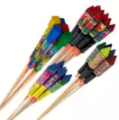 LOTE 28 COHETES DE COLOR