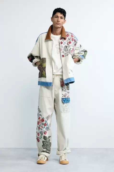 Abrigo patchwork