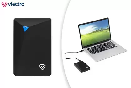 Disco duro externo de 250, 500 o 1000 GB