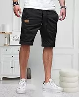 Mens Casual Shorts Golf Shorts Stretch Twill Cotton Drawstring Shorts for Summer Beach Summer