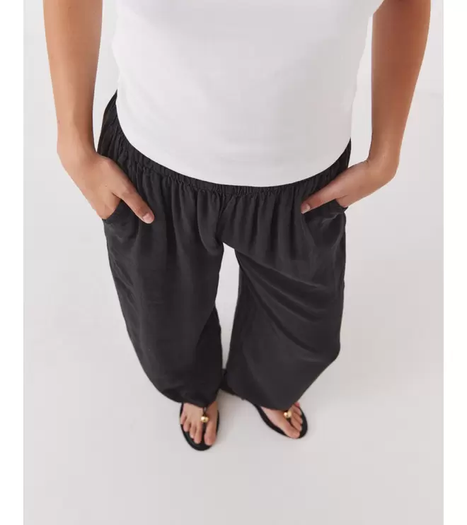 PANTALÓN WIDE LEG EFECTO LINO