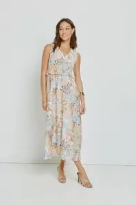 Vestido escote pico