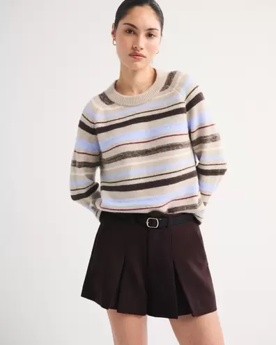 High Rise Pleated Short