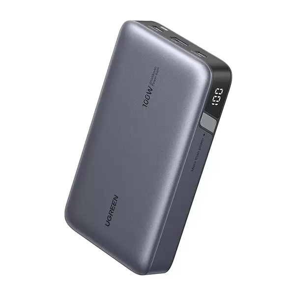 UGREEN POWER BANK NEXODE 100W-20000MAH,CARGA RÁPIDA - GRIS