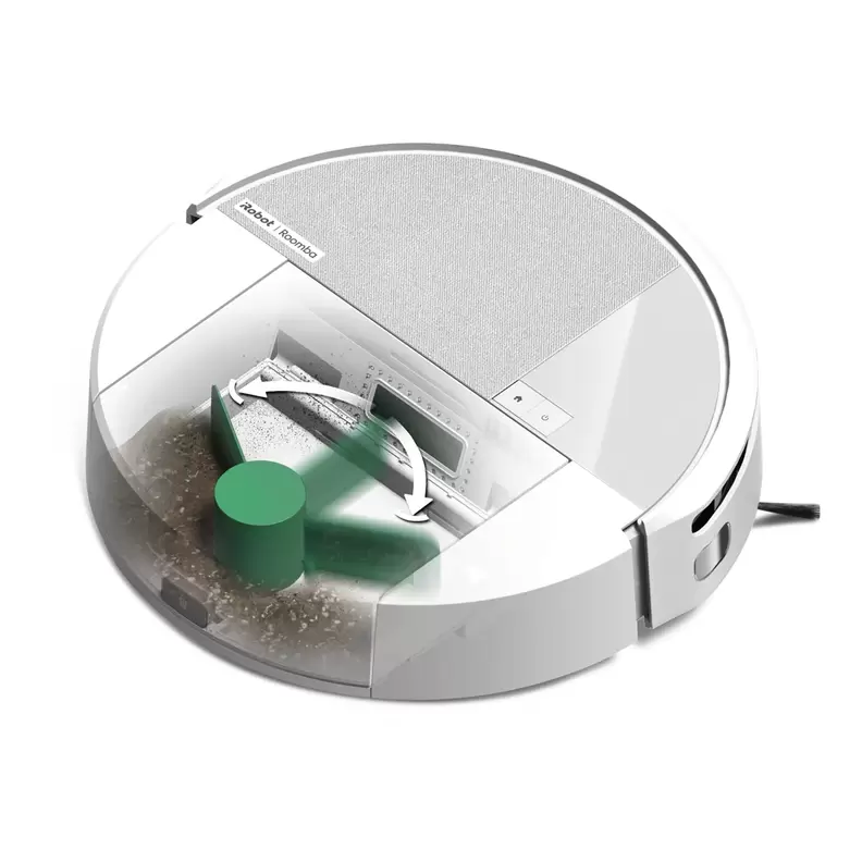 Robot aspirador y friegasuelos Roomba® 205 DustCompactor? Combo con tecnología de compactación integrada de residuos para 60 días