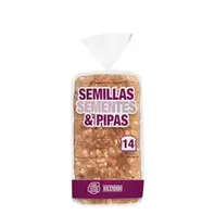 Pan de molde semillas y pipas de calabaza Hacendado