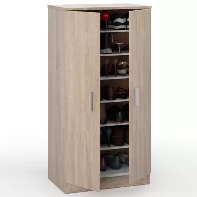 Armario Zapatero, 2 Puertas - ROBLE CANADIAN