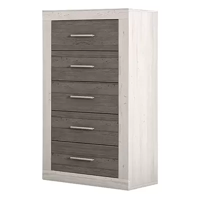 Sifonier Sara 5 Cajones 107x60x40cm - Pina/Trufa