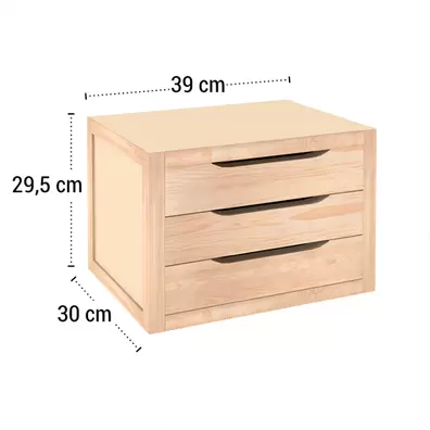 Cajonera 3 Cajones, Natura
