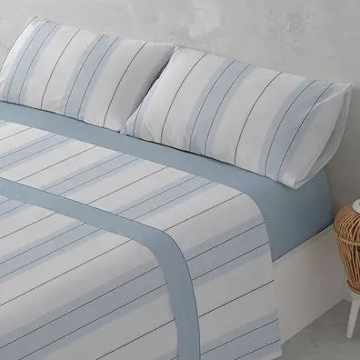 Sábana Velvet - AZUL 135CM