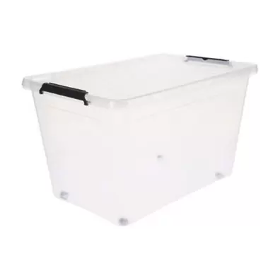 Caja Plástico Con Clips 60l - 60L
