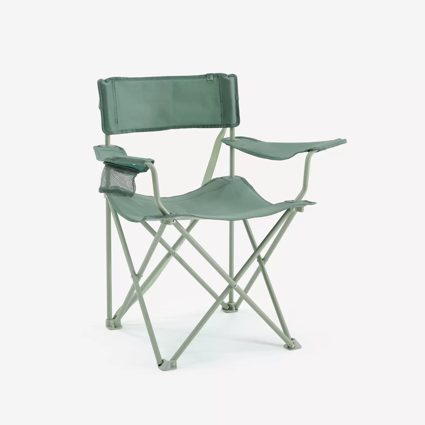 Silla plegable de camping con reposabrazos Quechua Basic