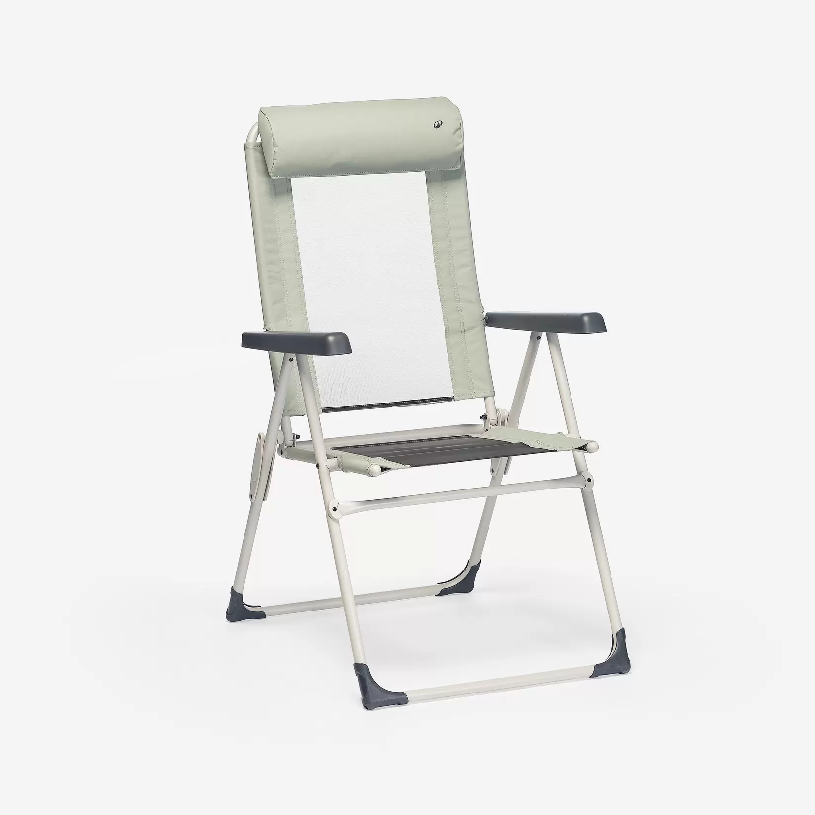 Silla de camping reclinable, plegable y cómoda